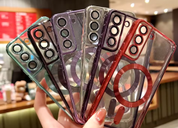 Silikon Abdeckung Klar Magnetisch MagSafe – Samsung Galaxy S20 S21 S22 S23 S24 Ultra Plus für 0,99€ inkl. Versand!