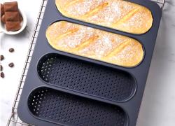 Silikon Backform Brot Baguette Form Grade für 3,39€ inkl. Versand!