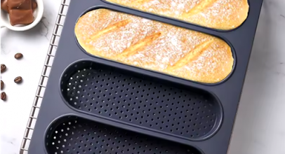 Silikon Backform Brot Baguette Form Grade für 3,39€ inkl. Versand!