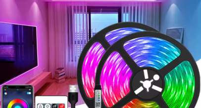 USB-LED-Streifenlichter, APP-Steuerung, Farbwechsel, 5050 RGB-LED-Licht, flexibles Lampenband für Raumdekoration, TV-Hintergrundbeleuchtung, Diode ab 1,69€ inkl. Versand!