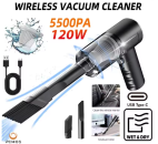 Pcmos Drahtloser Staubsauger – Dual-Use (Haus und Auto) – 120W Leistungsstarker Staubsauger Schwarz für 6,27€ inkl. Versand!