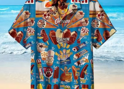 Trendy Cool Fashion Ice Cream 3D-Druck Hawaiihemd Shorts Unisex Kurzarm Revers Shirts ab 5,89€!