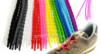 1 Paar Elastische Schnürsenkel/Schuhbänder mit Kordelstoppern für 1,14€ inkl. Versand