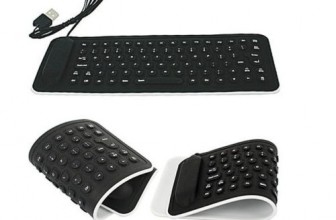 Faltbare, flexible USB Mini Silikon-Tastatur für 4,92€ inkl. Versand