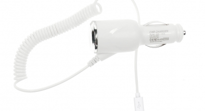 1 x Spiral KFZ-Ladekabel für Samsung Galaxy S6/S6 Edge/S5/S4/S3 und mehr für 2,99 Euro inklusive Versand