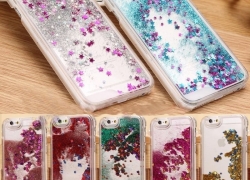 iPhone/Samsug Galaxy Glitter-Sterne Treibsand Schutzhülle für 1,09€ inkl. Versand