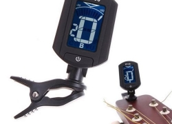 Clip-Stimmgerät mit LCD-Display für Gitarren und Streichinstrumente für 3,14€ inkl. Versand