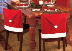 Stuhlhusse Nikolausmütze Weihnachtsdeko für 1,50€ inkl. Versand