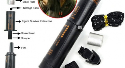 10-in-1 Outdoor Überlebens-Set mit wasserfestem Zylinder für 3,96€ inkl. Versand