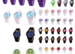 Silikon Damen-/Herren- und Kinder Armbanduhr für 6,89€ inkl. Versand