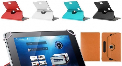 360° Folio Schutz Hülle Tasche für Universal Android Tablet 7″ 8″ 9″ 10″ 10.1″ ab 2,99€ inkl. Versand