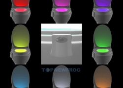 LED WC Toiletten Sensor Nachtlicht für 2,79€ inkl. Versand