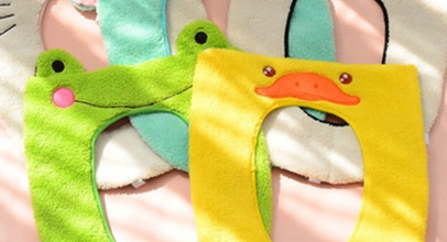 Waschbarer warmer Animal WC-Sitzbezug für 2,59€ inkl. Versand