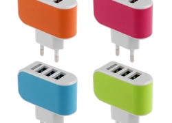 3-fach USB-Ladeadapter für die Steckdose für 1,85€ inkl. Versand
