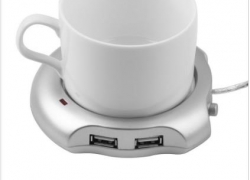 4-Port Kaffee-/Teetassen USB-Wärmer für 2,66€ inkl.Versand