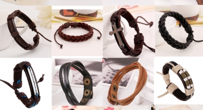 Charms Leder Wickelarmband ab 1,00€ inkl. Versand
