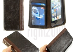 Buch-Optik Retro Design Tasche für iPhone5/5S für 5,37€ inkl. Versand