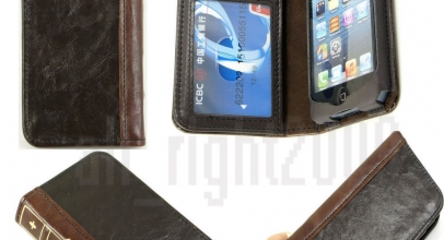 Buch-Optik Retro Design Tasche für iPhone5/5S für 5,37€ inkl. Versand