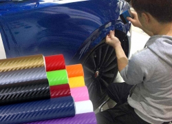 Selbstklebende 3D Carbon Vinyl-Folie (30cm x 127cm) für 2,14€ inkl. Versand