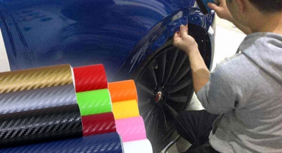 Selbstklebende 3D Carbon Vinyl-Folie (30cm x 127cm) für 2,14€ inkl. Versand