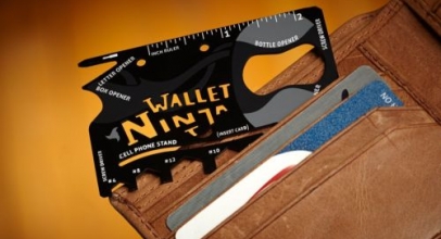 1 x 18-in-1 Kreditkarten Multitool „Wallet Ninja“ für 4,99 Euro inklusive Versand