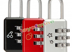 3-stelliges Kombination Zahlenschloss für 1,09€ inkl. Versand