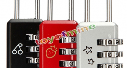 3-stelliges Kombination Zahlenschloss für 1,09€ inkl. Versand