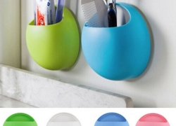 Multifunktionaler Halter für Bad mit Saugnäpfen für 2,06€ inkl. Versand