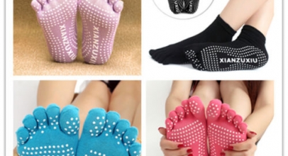 1 Paar Anti-Rutsch Massage Zehensocken für 1,57€ inkl. Versand