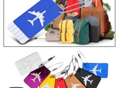 7x Kofferanhänger Gepäckanhänger mit Adressfeld für 6,64€ inkl. Versand