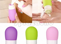 1 x Farbenfrohe Reise Silikon-Flasche ab 1,06 Euro inklusive Versand