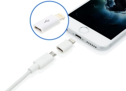 8-Pin Micro-USB Ladegerät Adapter für iPhone/iPad/iPod für 1,-€ inkl. Versand