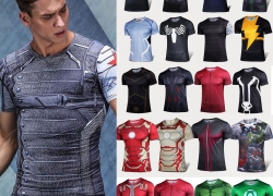Herren Marvel Thor Superheld Kurzarm Kompression Basic T-Shirt für 8,83€ inkl. Versand