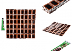 Fahrrad Schlauch-Reparatur-Set mit 48 Gummiflicken + 1 Tube Gummilösung für 1,61€ inkl. Versand