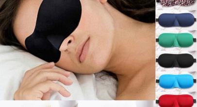 Kontur 3D Schlafbrille Augenmaske für 1,-€ inkl. Versand