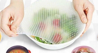 Silikon wiederverwendbare Frischhaltefolie ab 1,-€ inkl. Versand