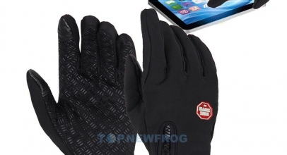 1 Paar Winterhandschuhe Touchscreen-wasserabweisend-rutschfest für 4,44€ inkl. Versand!