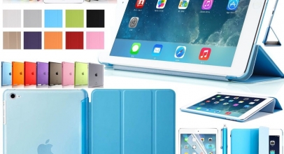 iPad Air2 Ultra Slim Schutzhülle Case Etui + Folie, Putztuch und Eingabestift für 10,90€ inkl. Versand