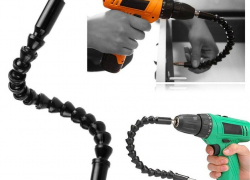 Winkelaufsatz für Akkuschrauber, Bohrmaschine & Schraubenzieher – Über 100° Wink für 4,41€ inkl. Versand!