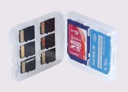 Klare Kunststoff Micro Speicherkarte Aufbewahrungsbox MS SD TF ab 2,37€ inkl. Versand!