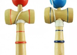 Holz Geschicklichkeitsspiel KENDAMA für 4,51€ inkl. Versand!
