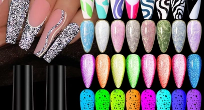 1x 7ml fluoreszierender Glitzer Gel Nagellack ab 1,54€ inkl. Versand!