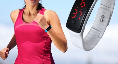 Unisex digitale Sport Armbanduhr mit roter LED Anzeige ab 1,24€ inkl. Versand!