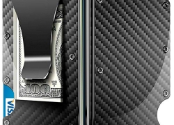 Herren Carbon Slim Geldschein Clip Etui für 9,99€ inkl. Versand!