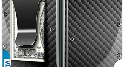 Herren Carbon Slim Geldschein Clip Etui für 9,99€ inkl. Versand!