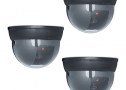 Kamera Attrappe mit LED 3er Set Dummy-Fake-Überwachungskamera für 5,90 zzgl. Versand!