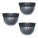 Kamera Attrappe mit LED 3er Set Dummy-Fake-Überwachungskamera für 5,90 zzgl. Versand!