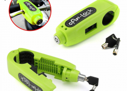 2x Motorrad Schloss alle Roller Bremshebelschloss Gasgriff Lock mit 4 Schlüssel für 17,98€ inkl. Versand!