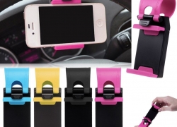 Universal-Lenkrad-Halterung für Smartphones und Handys für 1,38€ inkl. Versand