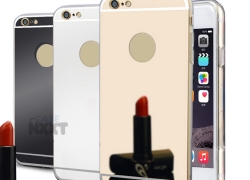 Apple iPhone/Samsung Galaxy ECHTGLAS DISPLAY FOLIE + HANDY HÜLLE Spiegel Case für 2,95€ inkl. Versand!